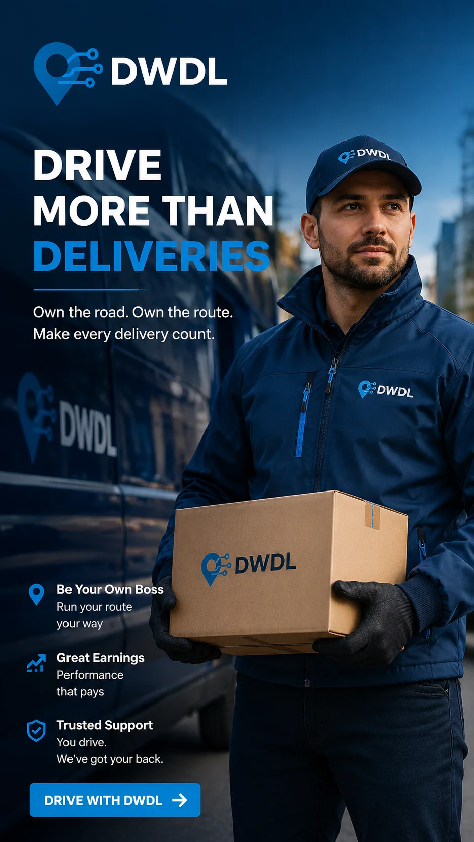 DWDL Driver recruiting poster