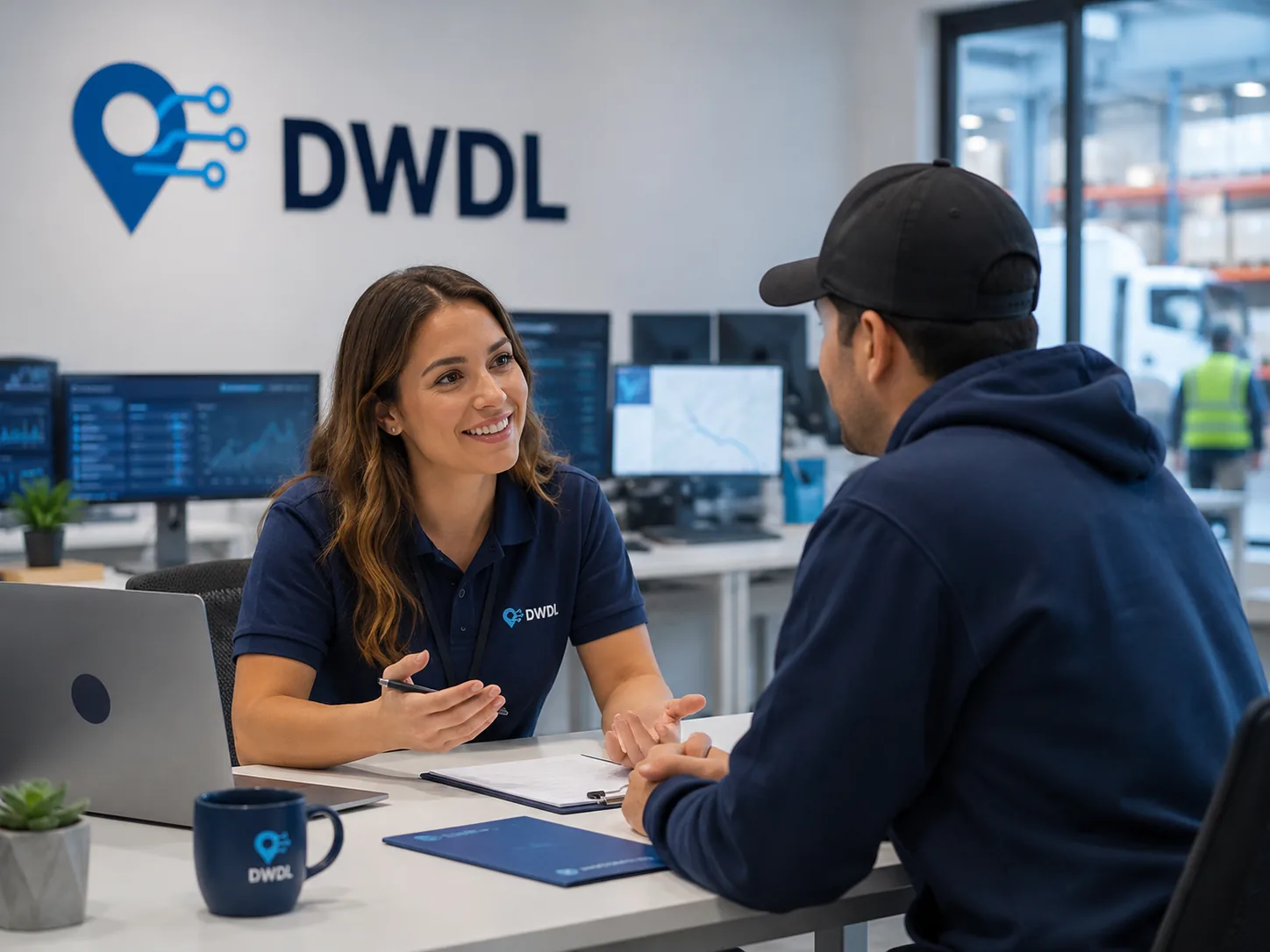 DWDL recruiter meeting with an applicant