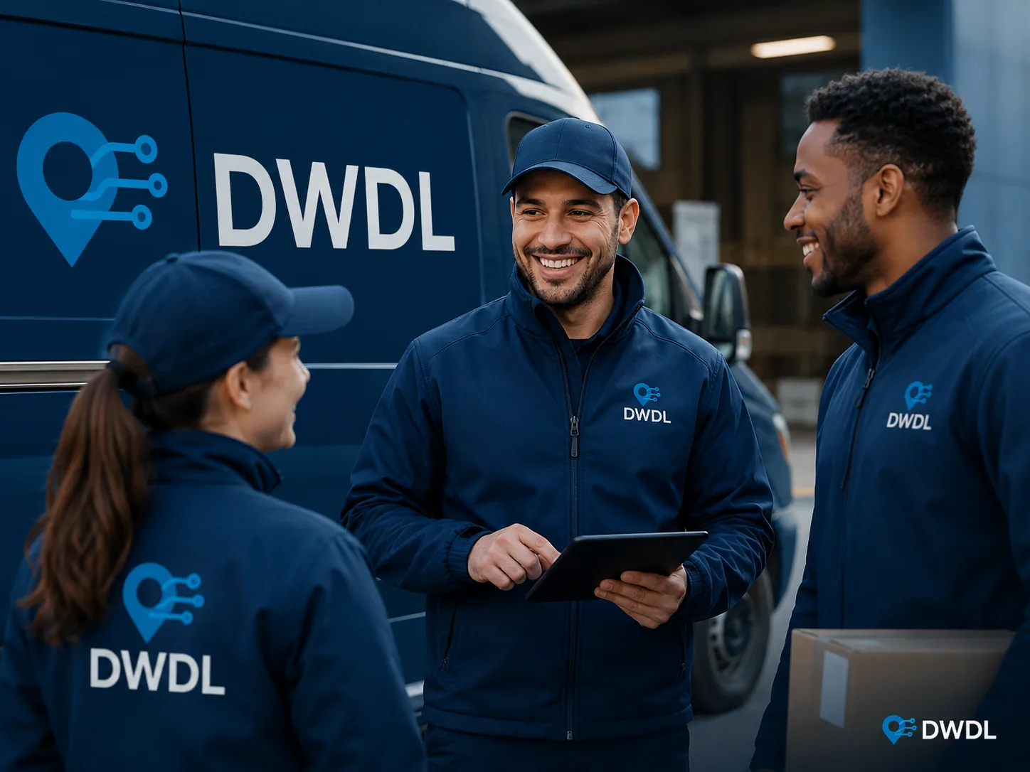 DWDL team members coordinating delivery operations