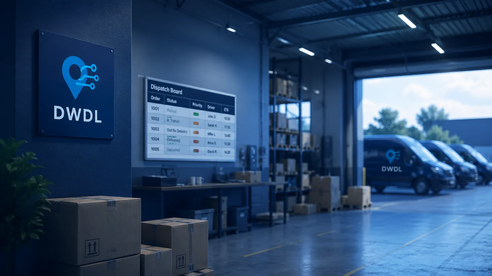 DWDL dispatch and warehouse environment
